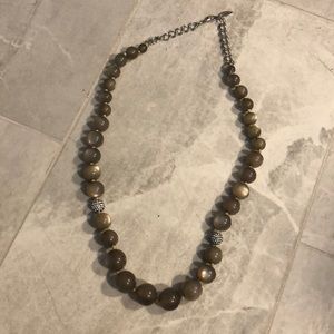 Lucite beaded necklace